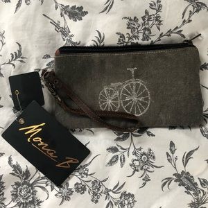 NWT! Mona B Bicycle Paris Streeter Wristlet